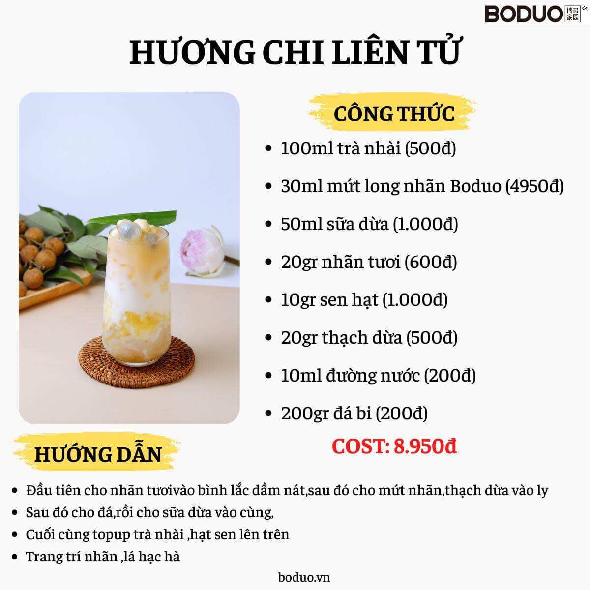 Mứt nhãn Boduo túi 1kg