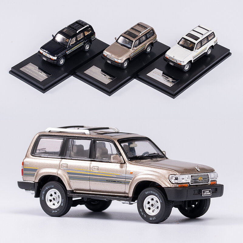 Mô hình xe hơi hợp kim nhân tạo lc80 mô hình xe hơi hợp kim nhân tạo kengfai 1:64 toyota kuoluze bộ sưu tập lục quân