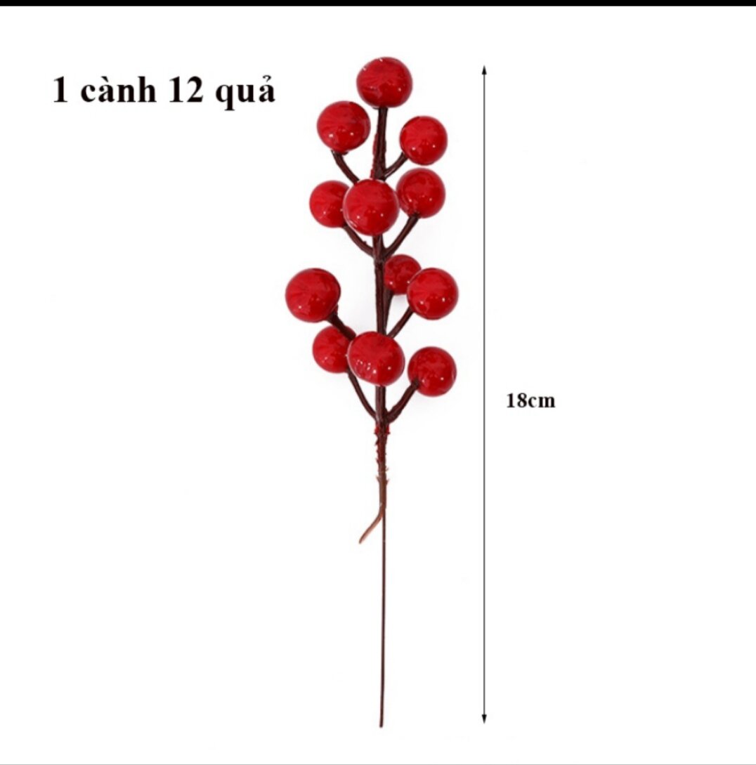 Nhánh Cherry đỏ, Nhánh Đào Đông Trang Trí