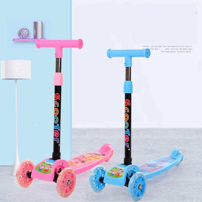 Xe trượt scooter nhựa có đèn phát sáng cho bé