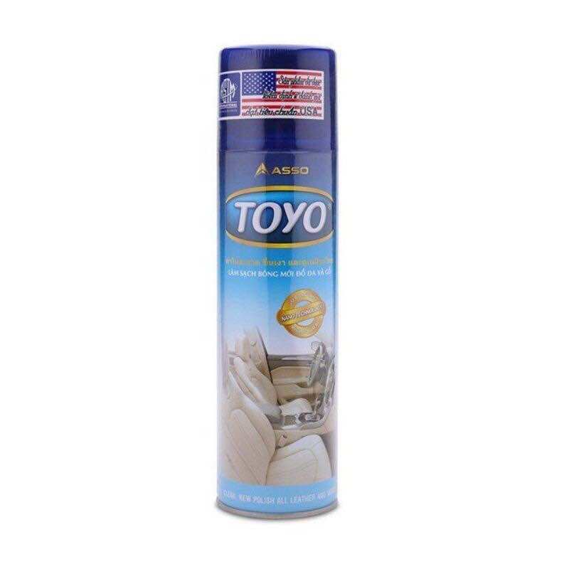 Bình xịt bóng da nội thất , đồ gỗ ô tô toyo