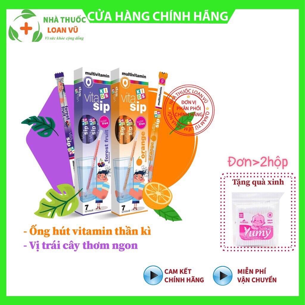 Tặng quà Vitasip Kids - Multi Vitamin cho Bé - Ống hút diệu kỳ thumbnail