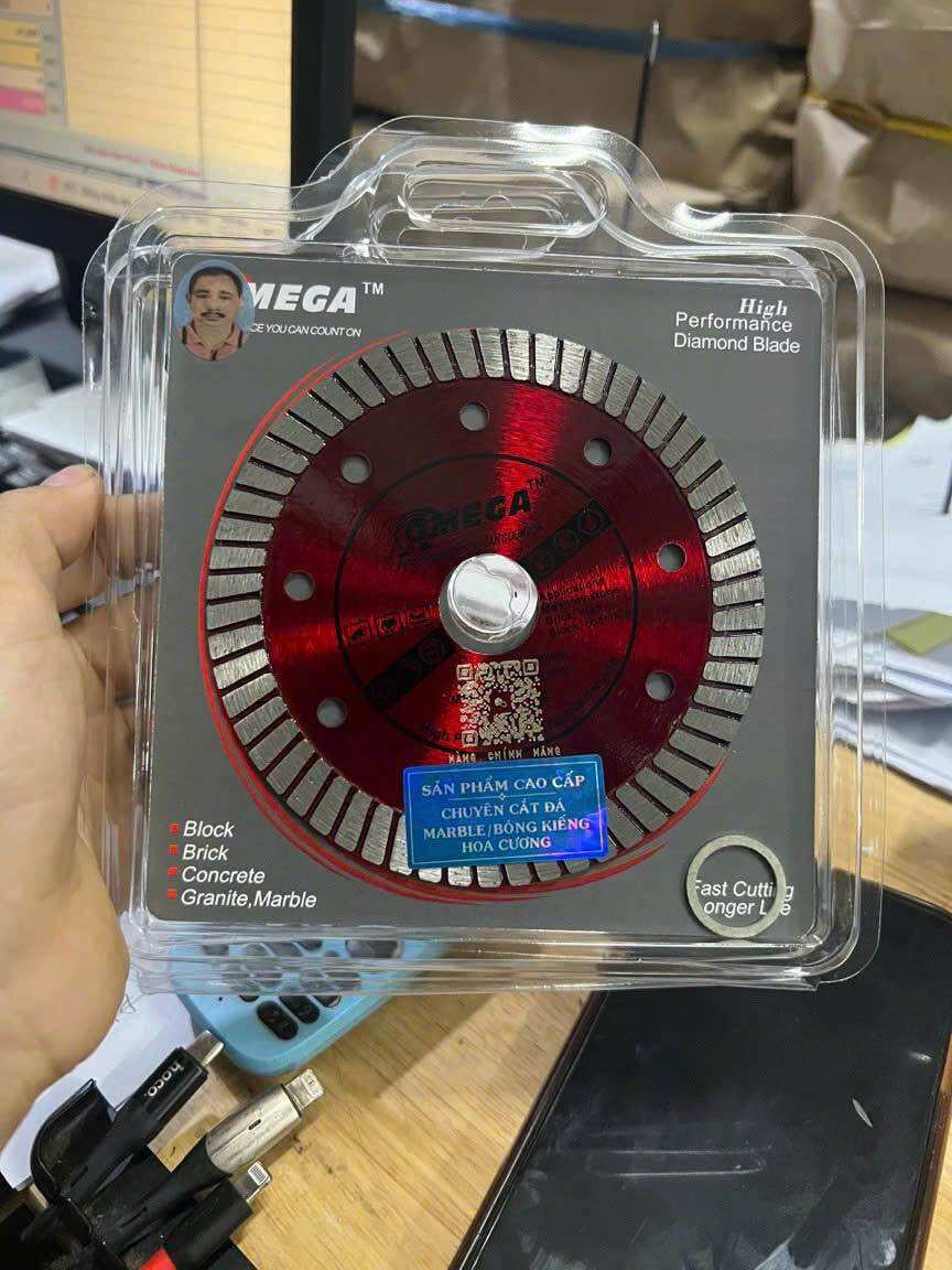 Lưỡi cắt gạch, lưỡi cắt đa năng Omega đỏ