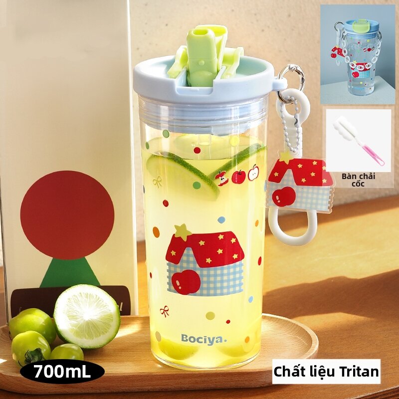Stylish Portable Cute Straw Cup - 5