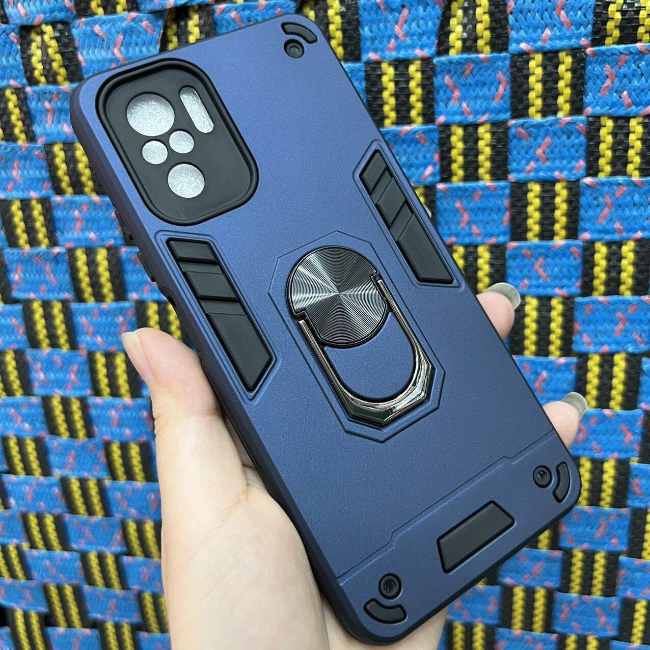Ốp lưng Xiaomi redmi Note 10 / Note 10S / Note 10 Pro viền dẻo chống sốc có móc iring