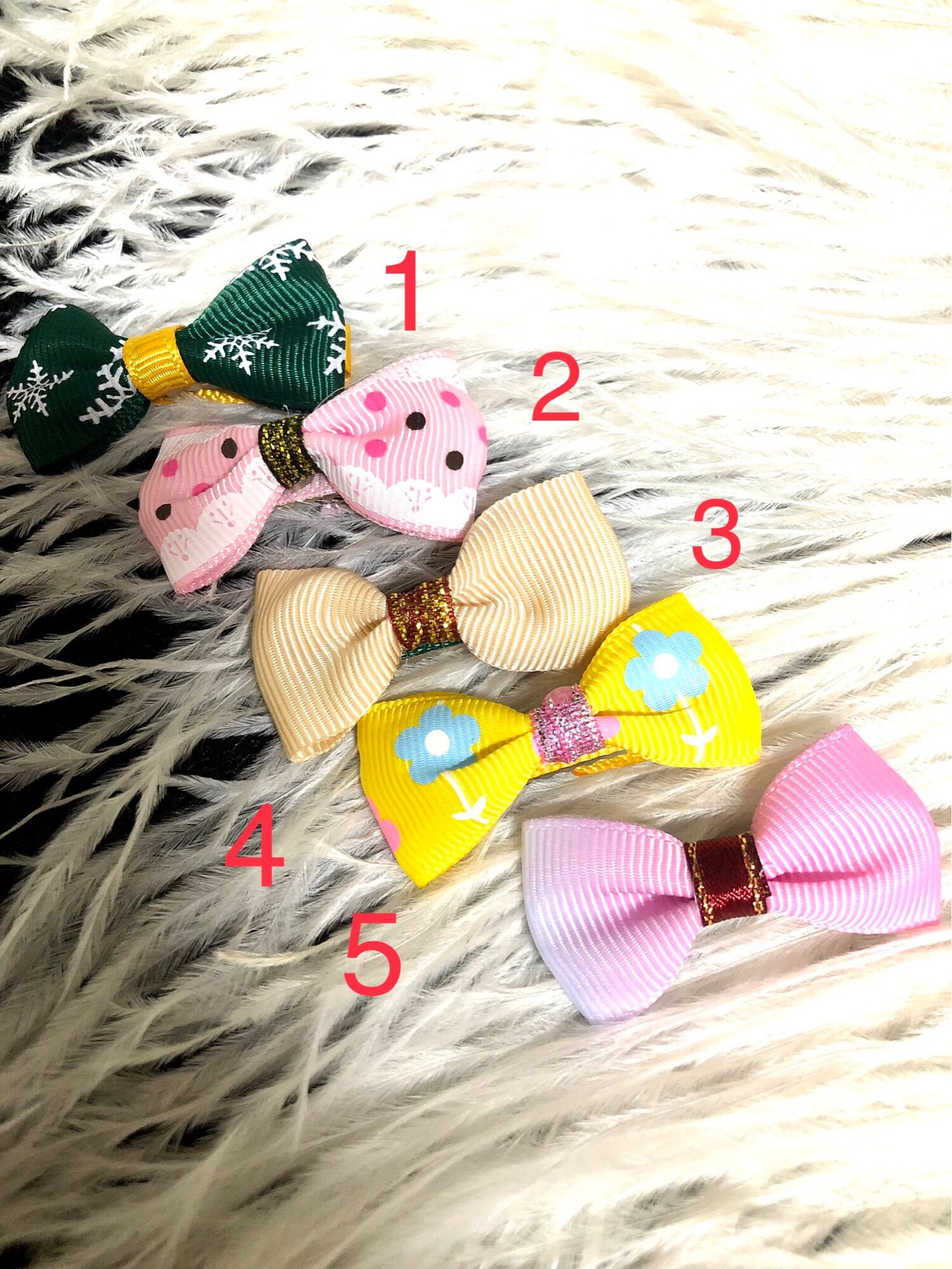 Set 5 kẹp tóc cho bé gái
