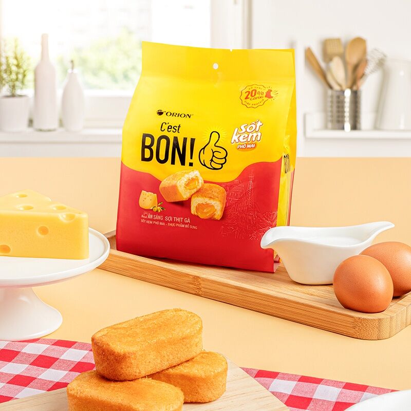 Combo 5 bịch bánh Bon sợi gà ăn sáng