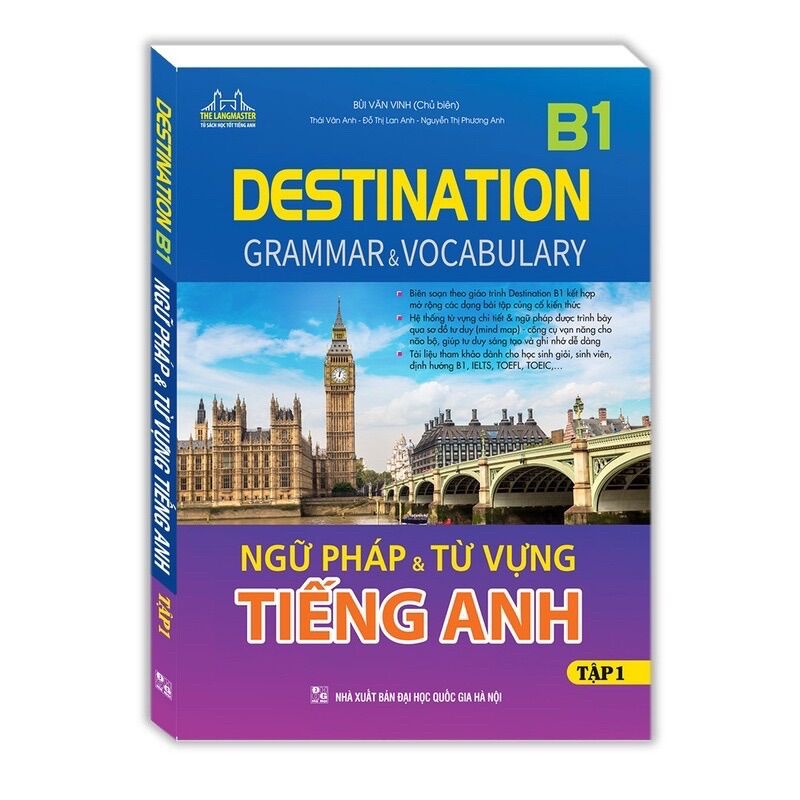 Sách - (Combo 2 tập) DESTINATION B1 - Ngữ pháp và từ vựng tiếng anh