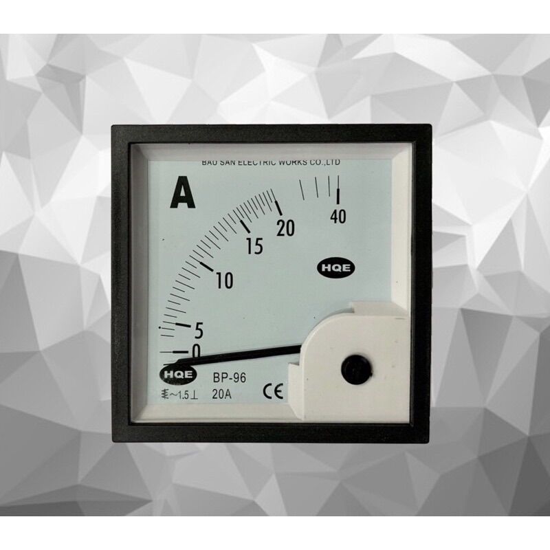 Đồng hồ đo ampe 20a 96x96
