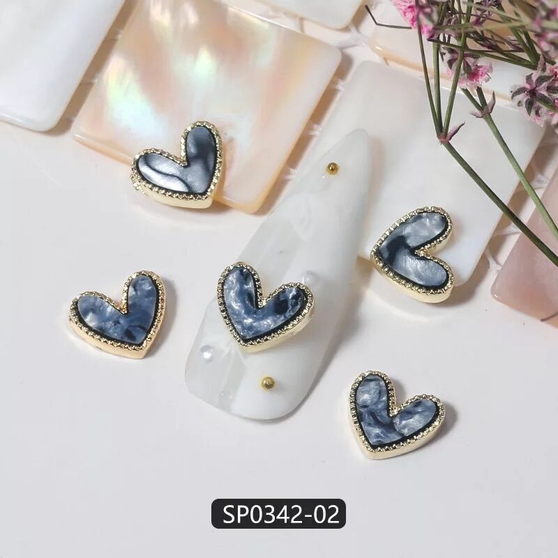 Charm tim- phụ kiện trang trí móng