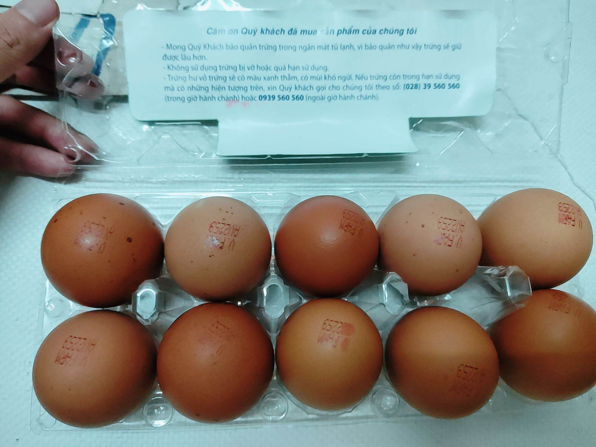 Trứng gà vfood - loại 1