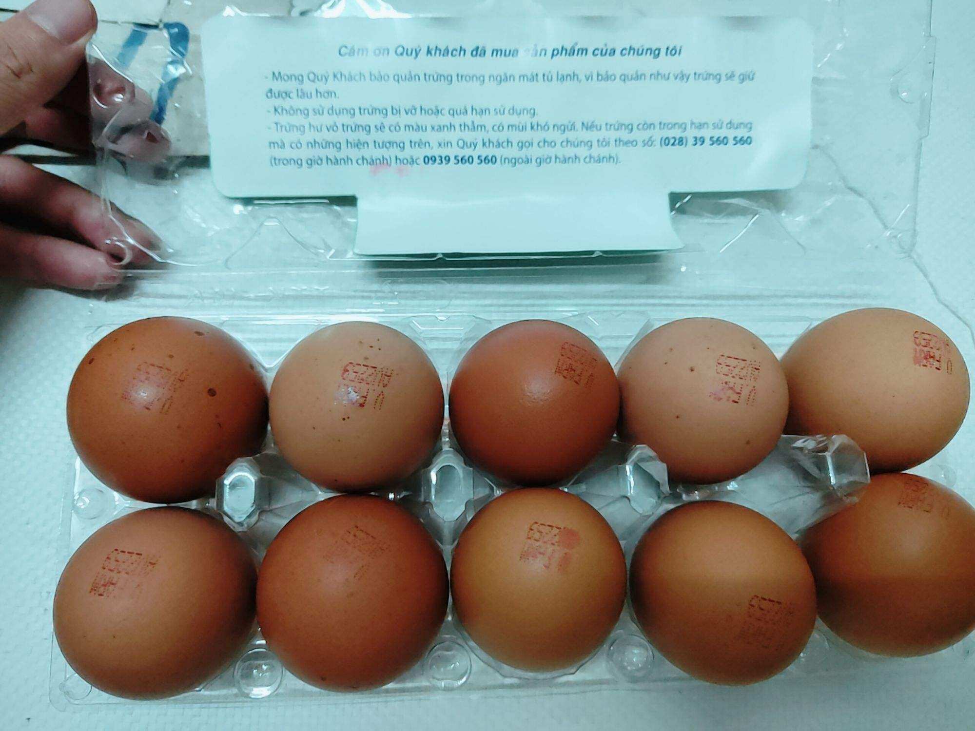 TRỨNG GÀ VFOOD - LOẠI 1