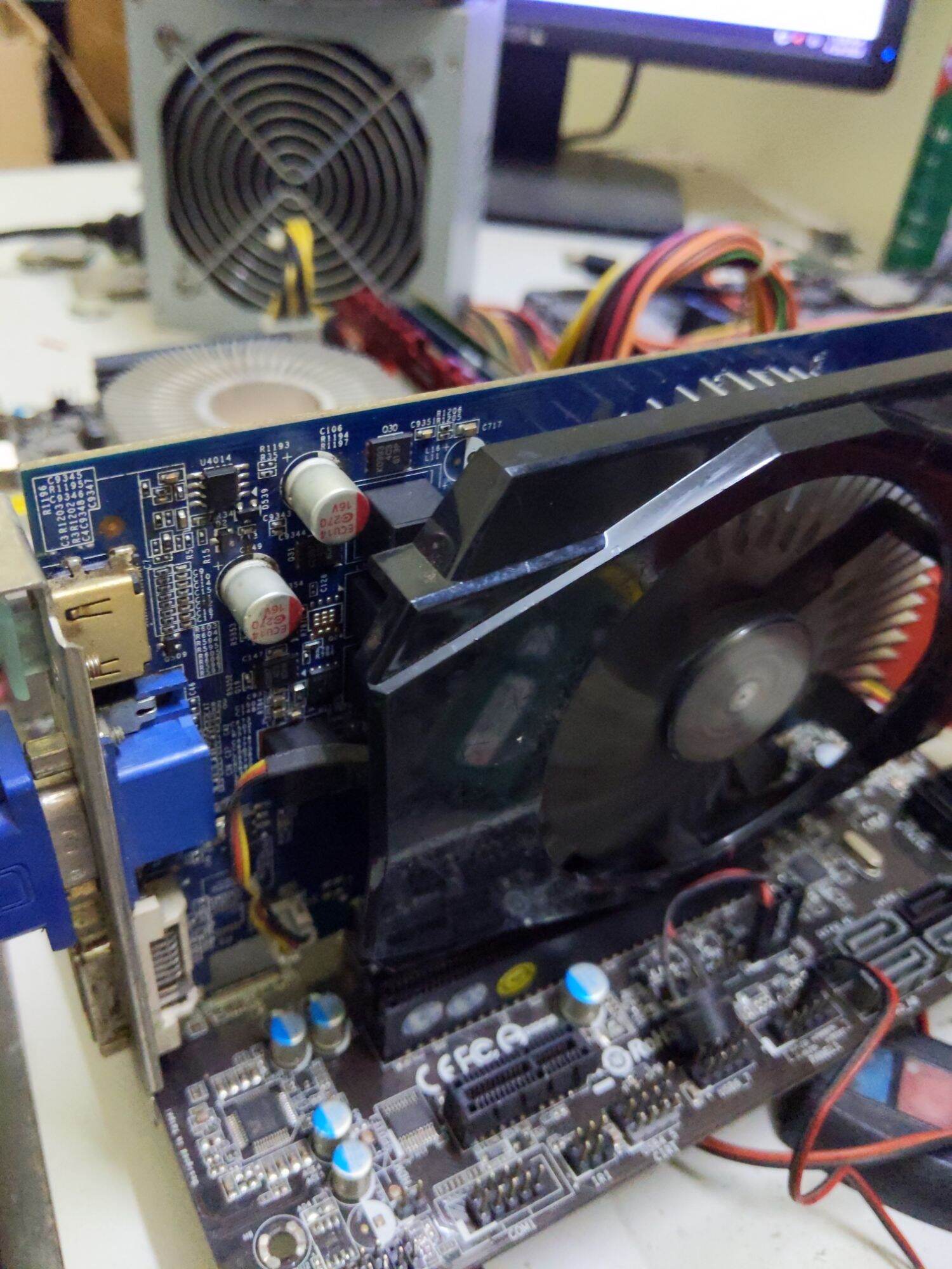 combo main h81, ram 8gb, chip i3, ổ ssd, nguồn , card ( full bộ)