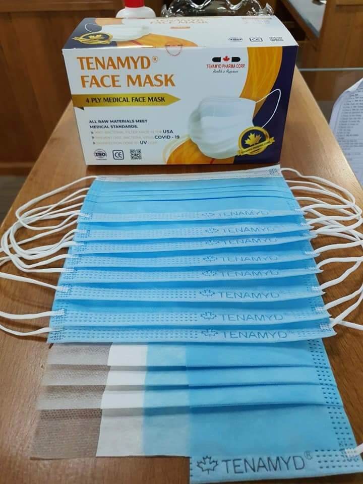 Khâu Trang 4Lớp 3Hôp Tenamyd Face Mask