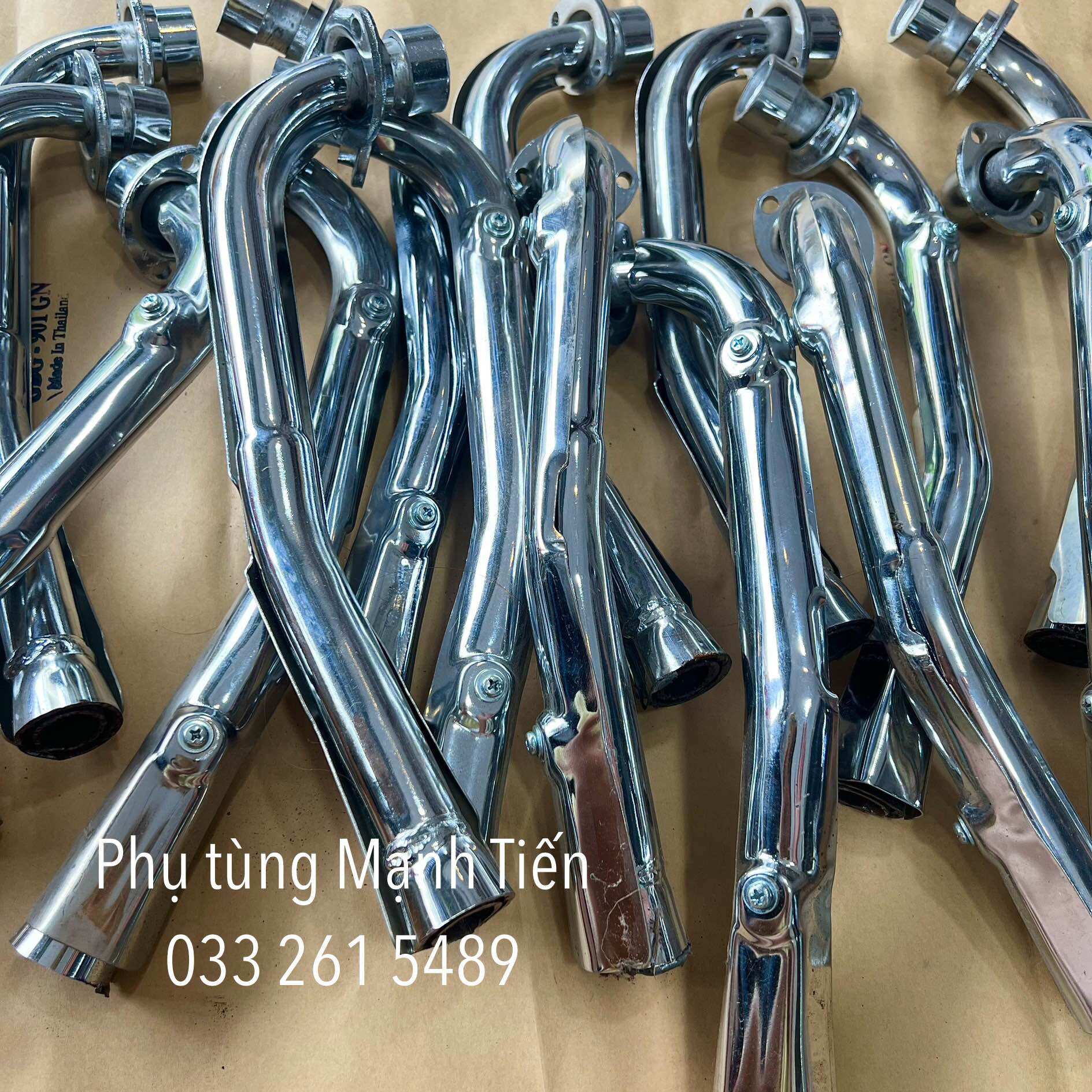 Cổ pô kèm vỉ cổ pô xe dream