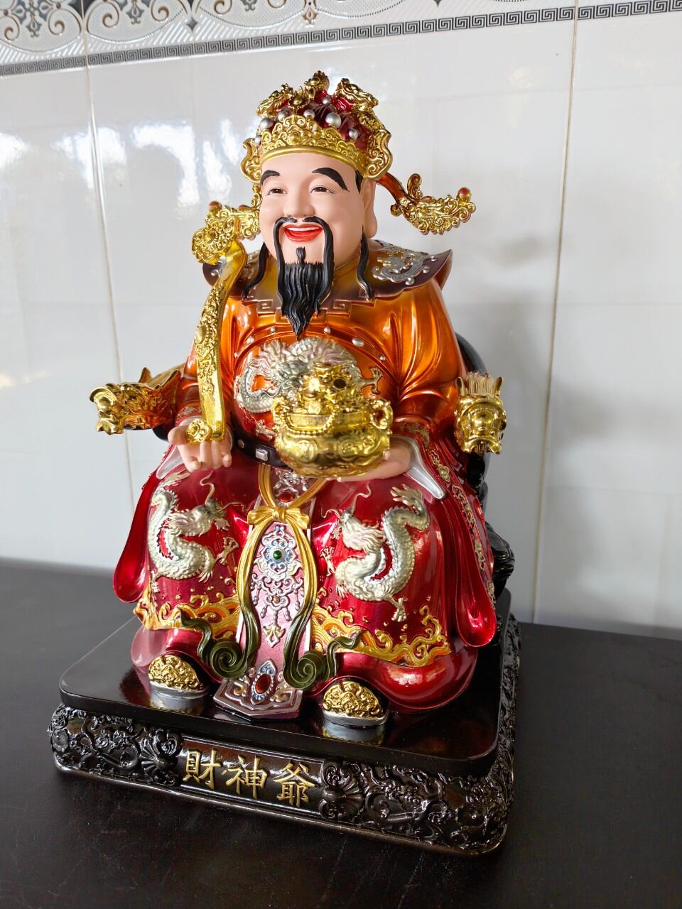 Tượng Thần Tiền cao 30cm