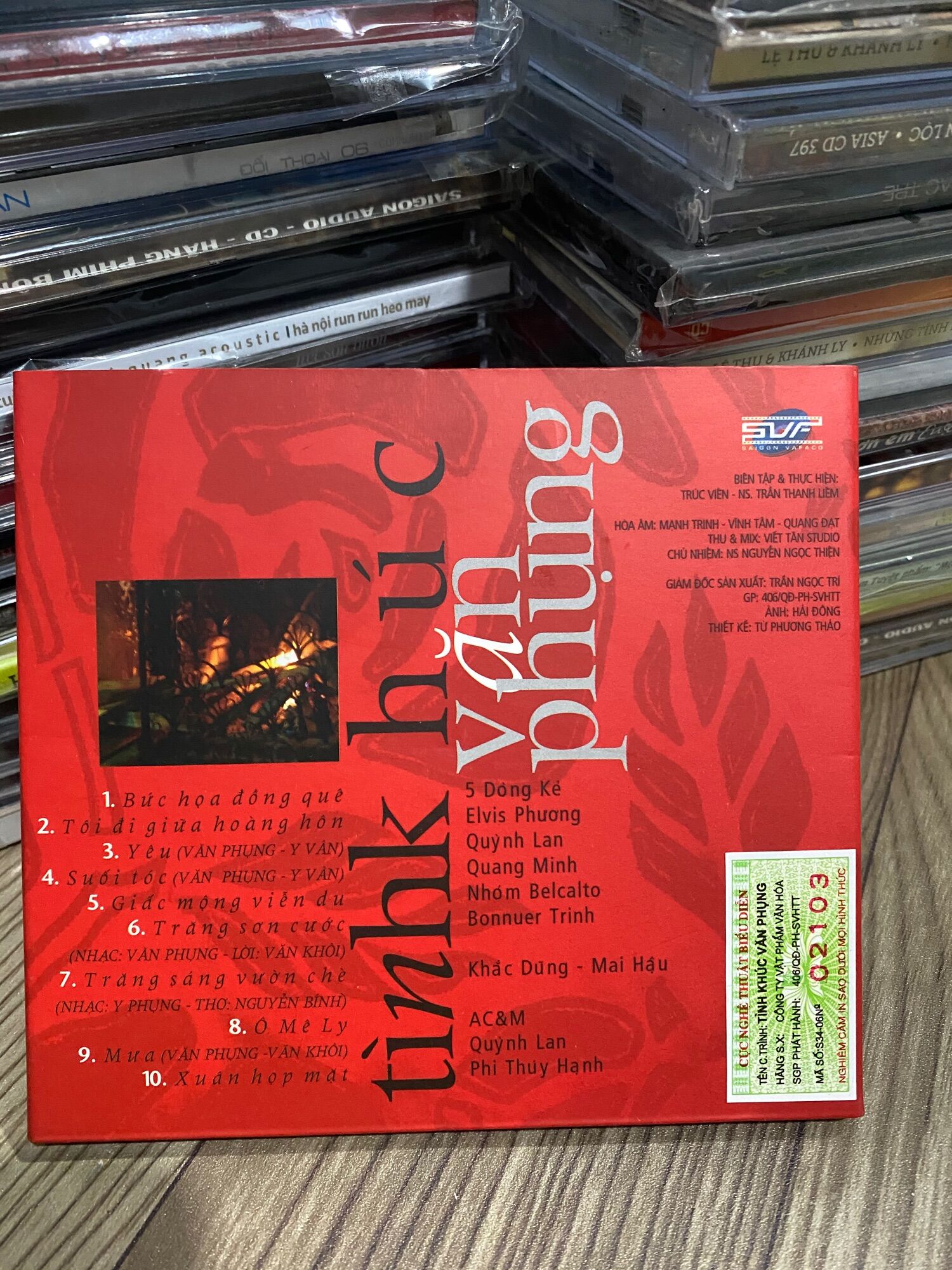 CD Tình Khúc Văn Phụng