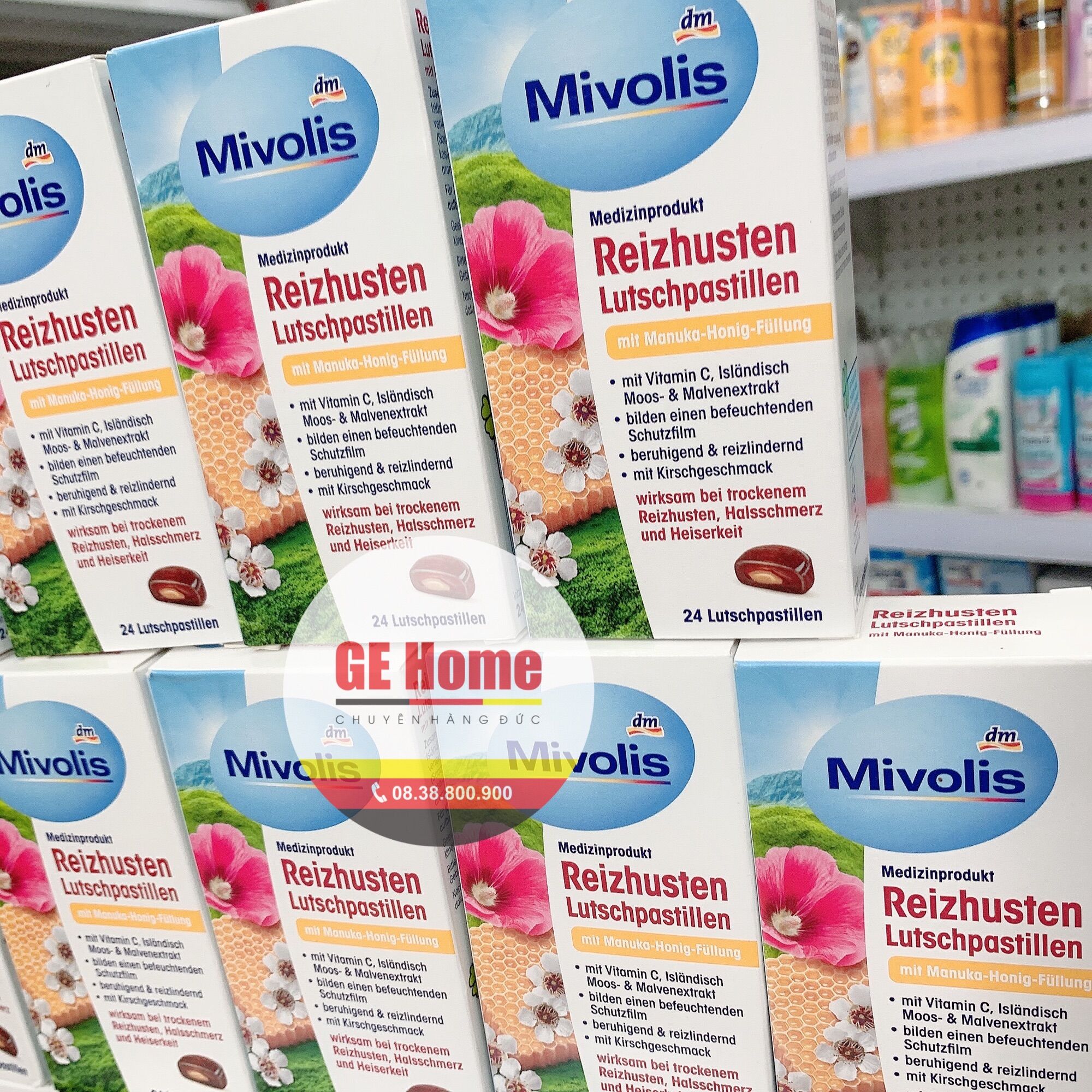 NGẬM MẬT ONG MANUKA HẾT HO