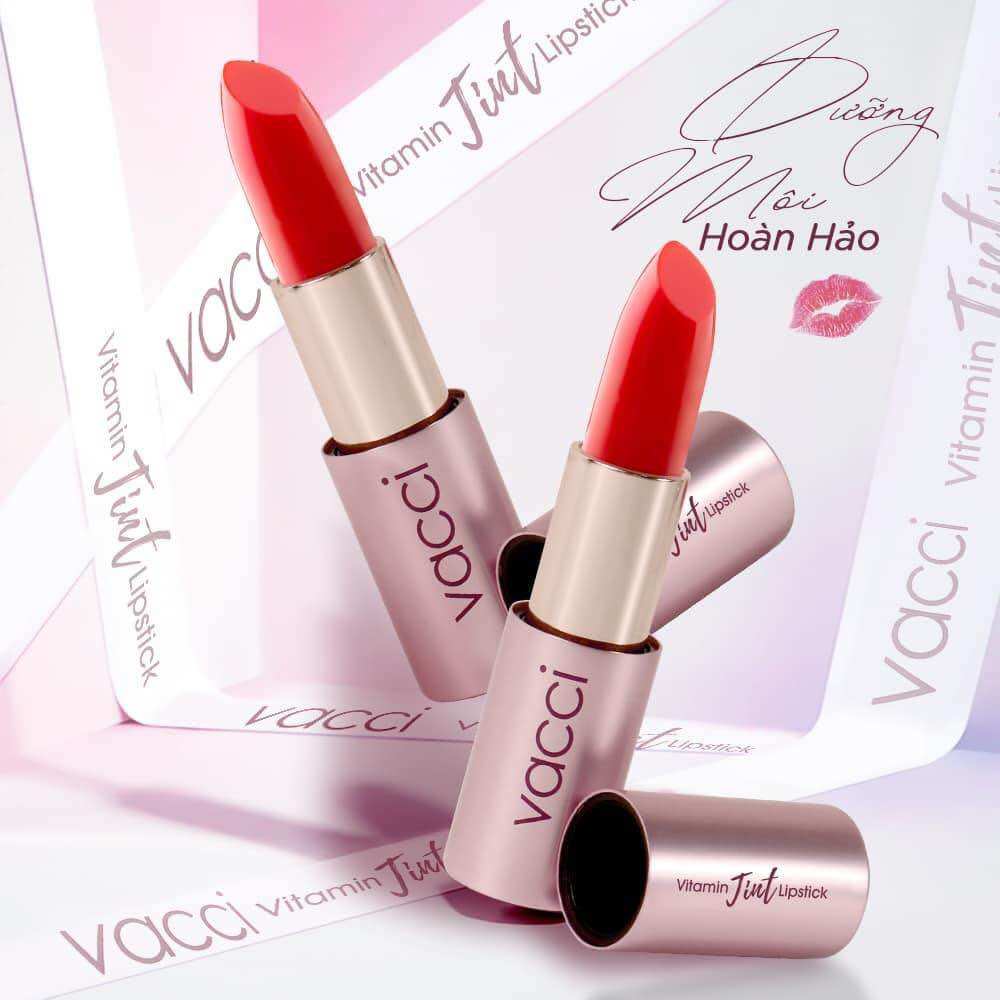 Son dưỡng có màu lâu phai cao cấp Vacci Vitamin Tint Lipstick