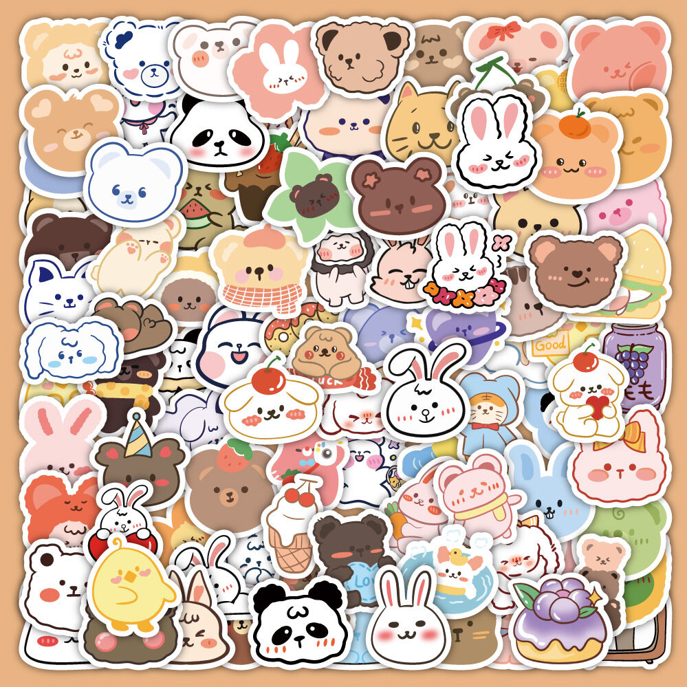 Set 20/50/100 hình dán sticker chống thấm nước m5