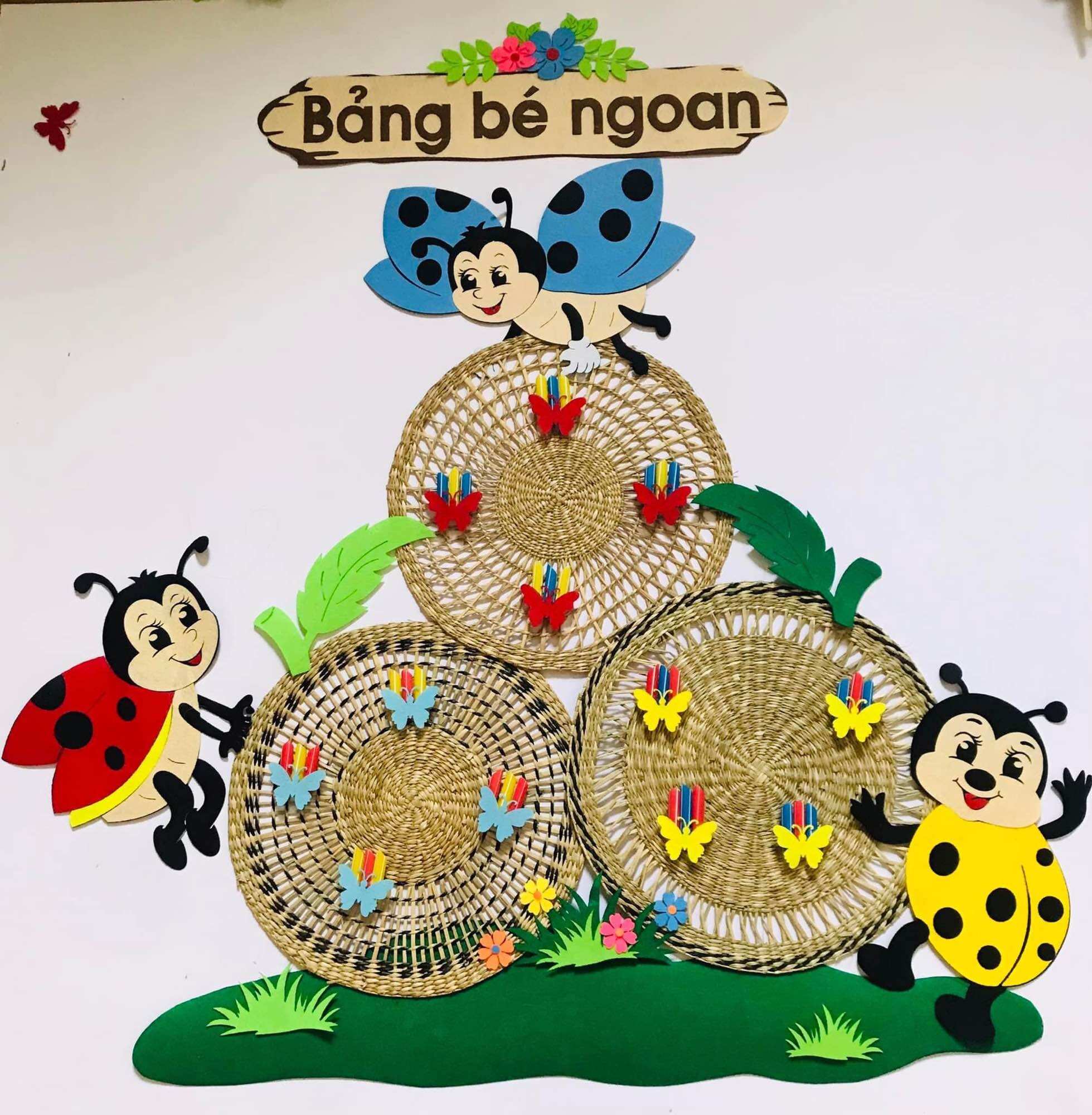 Góc Steam-Bảng bé ngoan  BNA4 ( góc chơi trải nghiệm cho trẻ)