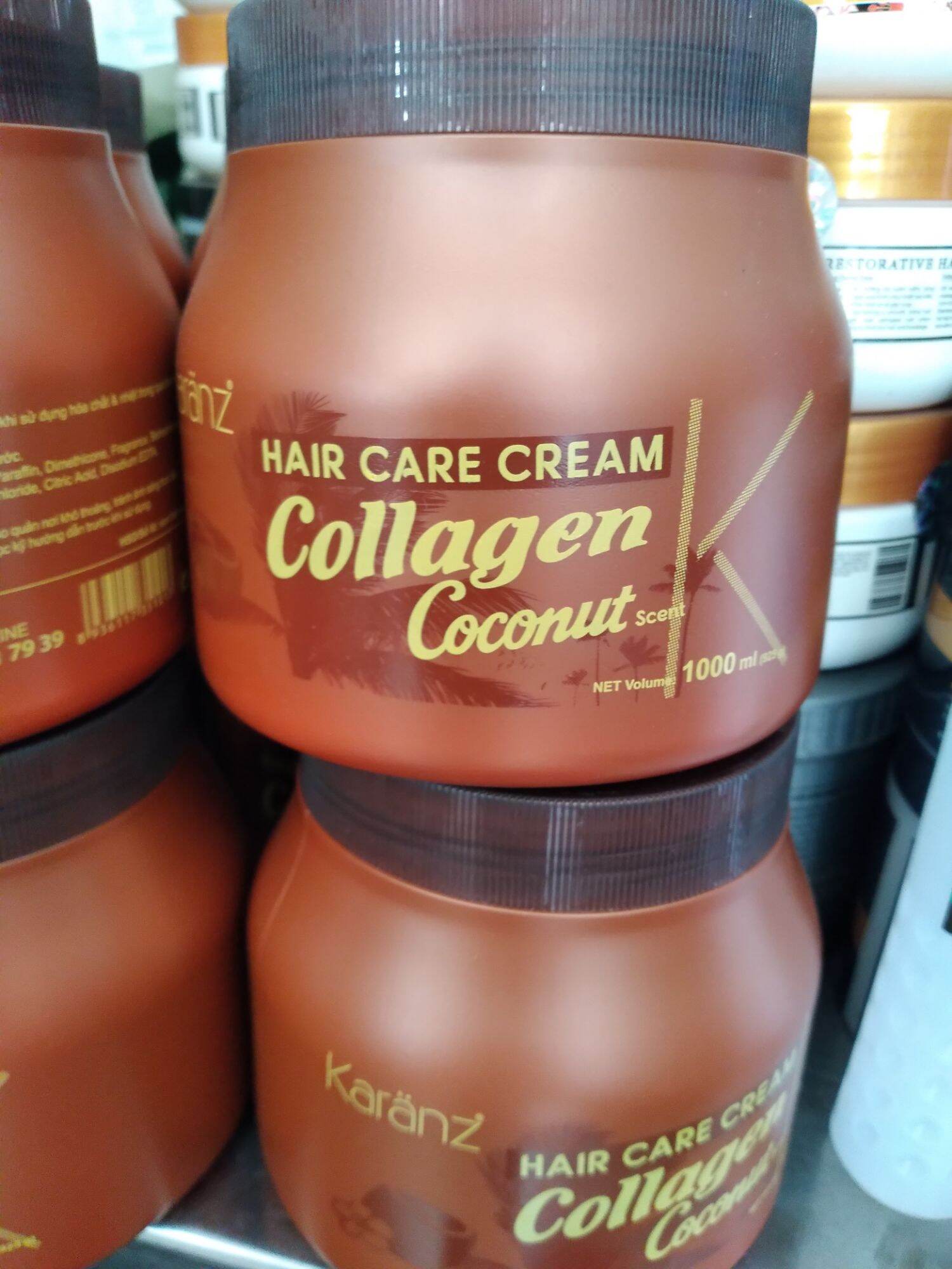 Hấp dầu (kem ủ tóc) Dừa Collagen Karanz 1000ml