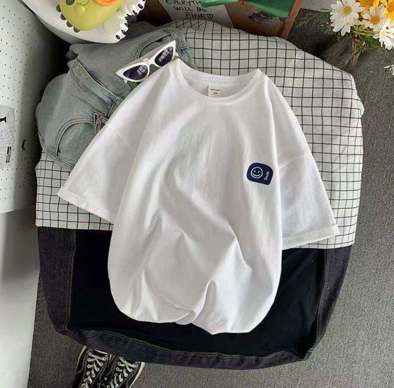 Áo thun from rộng tay lỡ - (ẢNH CHỤP THẬT 100%) - [ Tủn Shop ] - Style Unisex