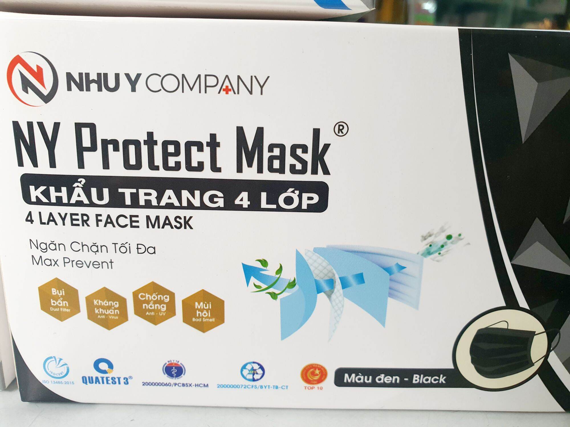 Khẩu trang y tế 4 lớp Như Ý (hộp 50 cái) - Đông Anh Pharmart