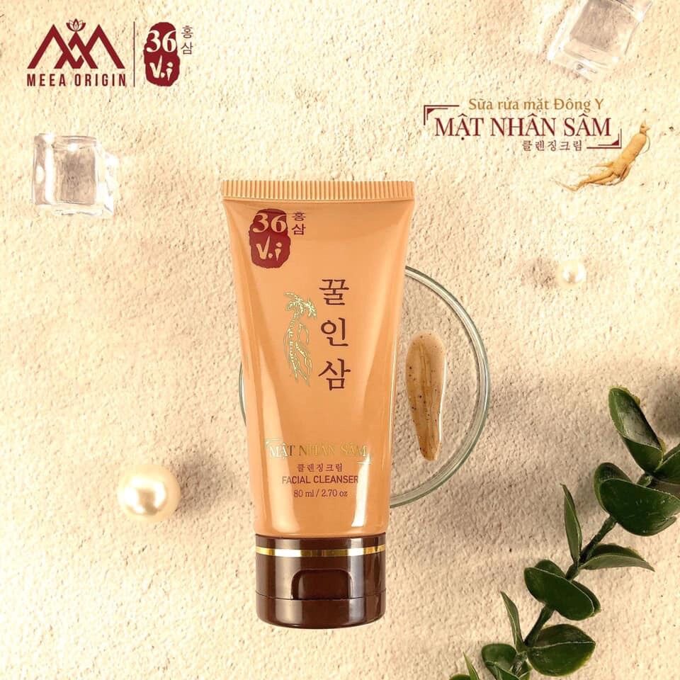 Sữa rửa mặt cao mụn sâm đỏ 36 vị - mật nhân sâm
