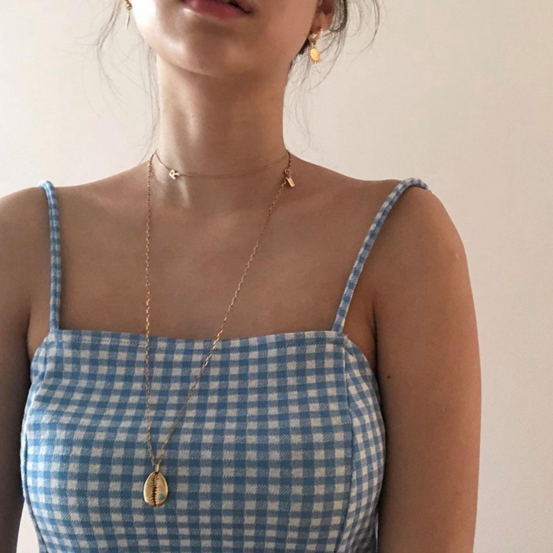 NAME CHOKER 💙 Vòng Cổ Choker Chất Liệu Bạc 950 Charm Chữ