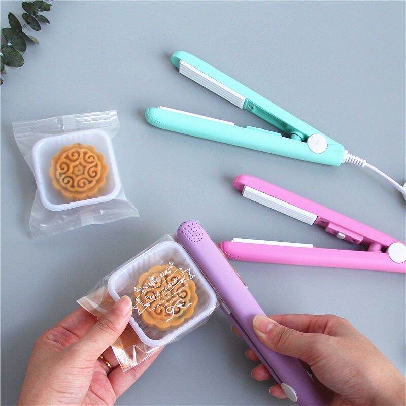 Máy hàn túi gợn sóng bánh dứa mini màu ngẫu nhiên