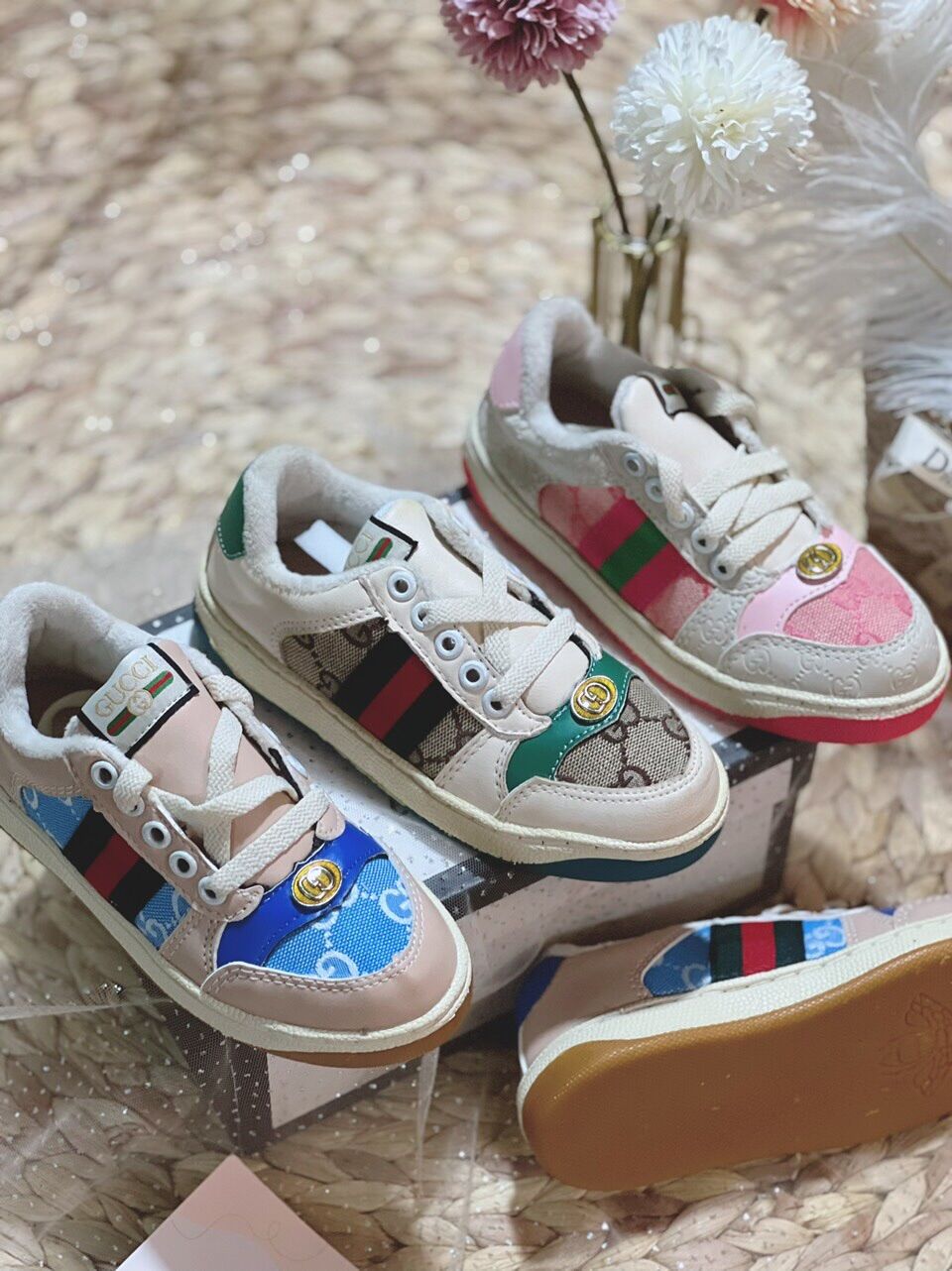 Giày gucci sơn tùng, Giày thể thao GC cho bé trai gái dễ phối đồ bản đẹp 2022