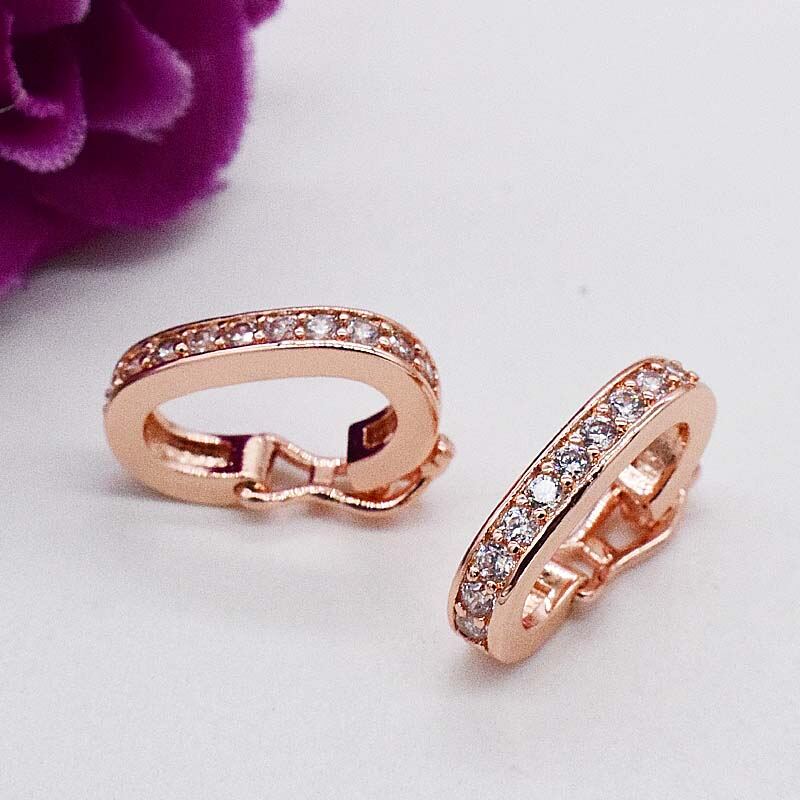 Móc kẹp mặt dây chuyền bạc nguyên chất s925, vòng tròn, vòng tròn, vòng ngọc trai số tám, móc nối pha lê, móc bạc, móc dây chuyền