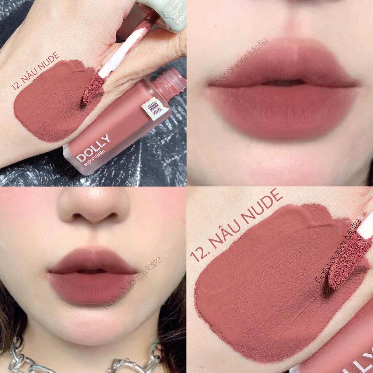 Nâu Nude_Son Dolly Super Matte Hot Trend 2021