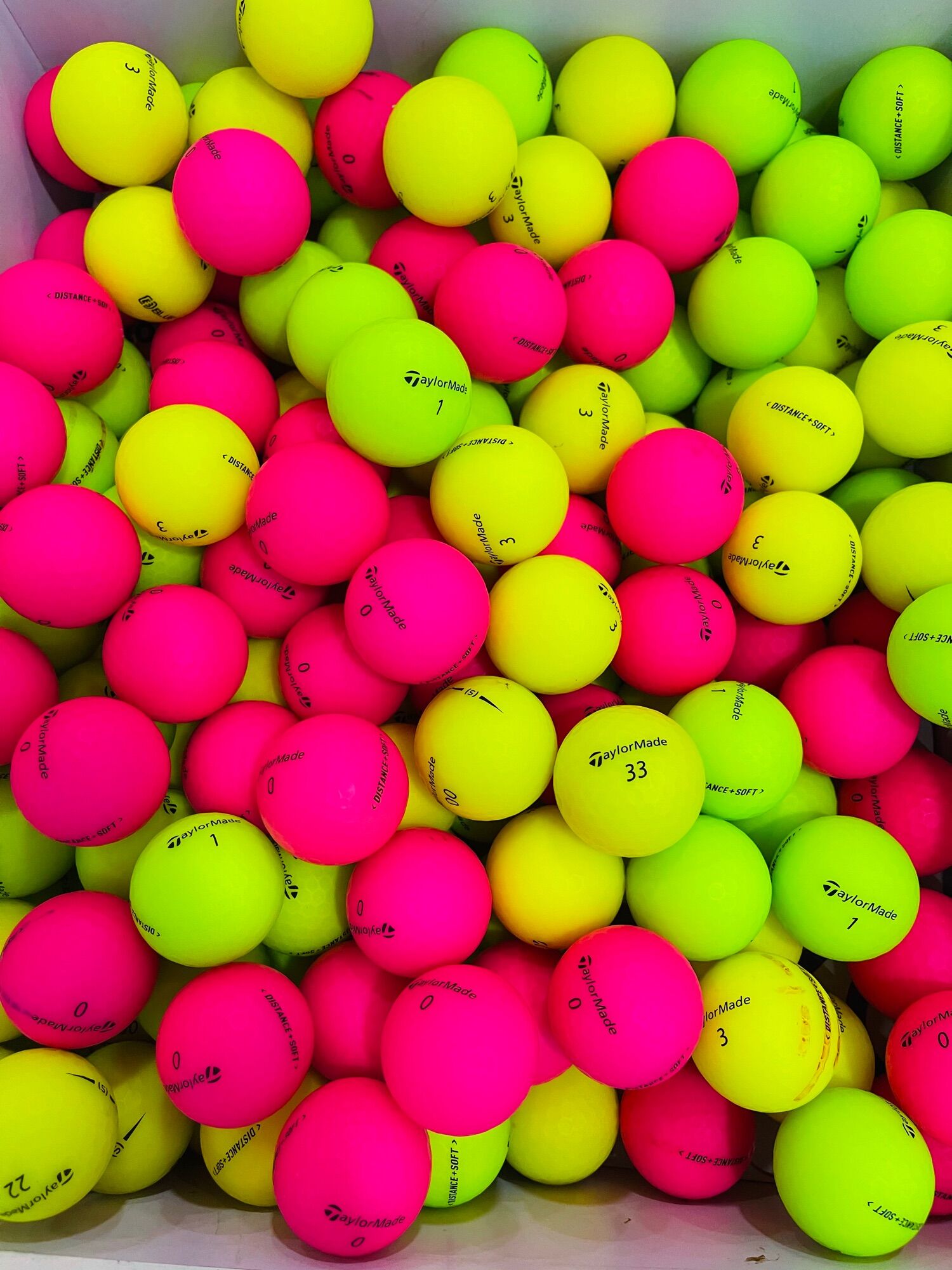 Bóng golf màu các loại shop golf Hồng nhung