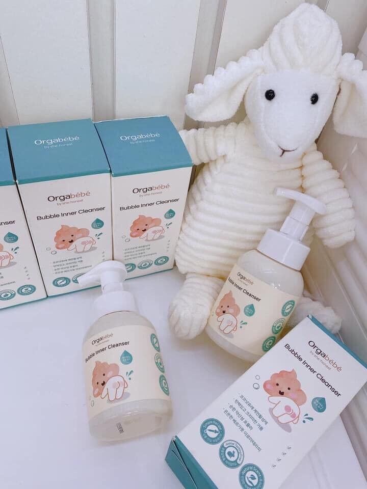 Dung dịch vệ sinh cho bé orgabebe