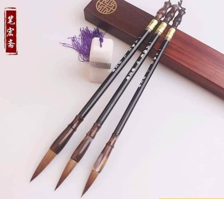 Bút lông tinh phẩm lang hào, bút xà cừ
