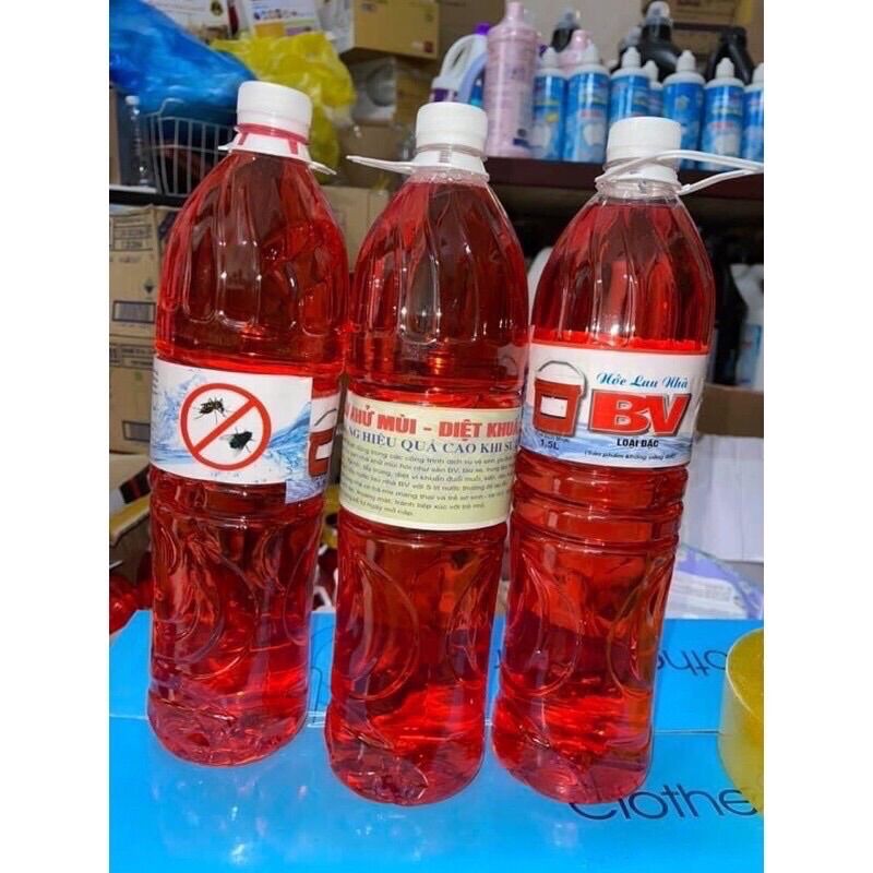 Phun muỗi sinh học pha sẵn, nước lau sàn bên viện chai 1.5 lít