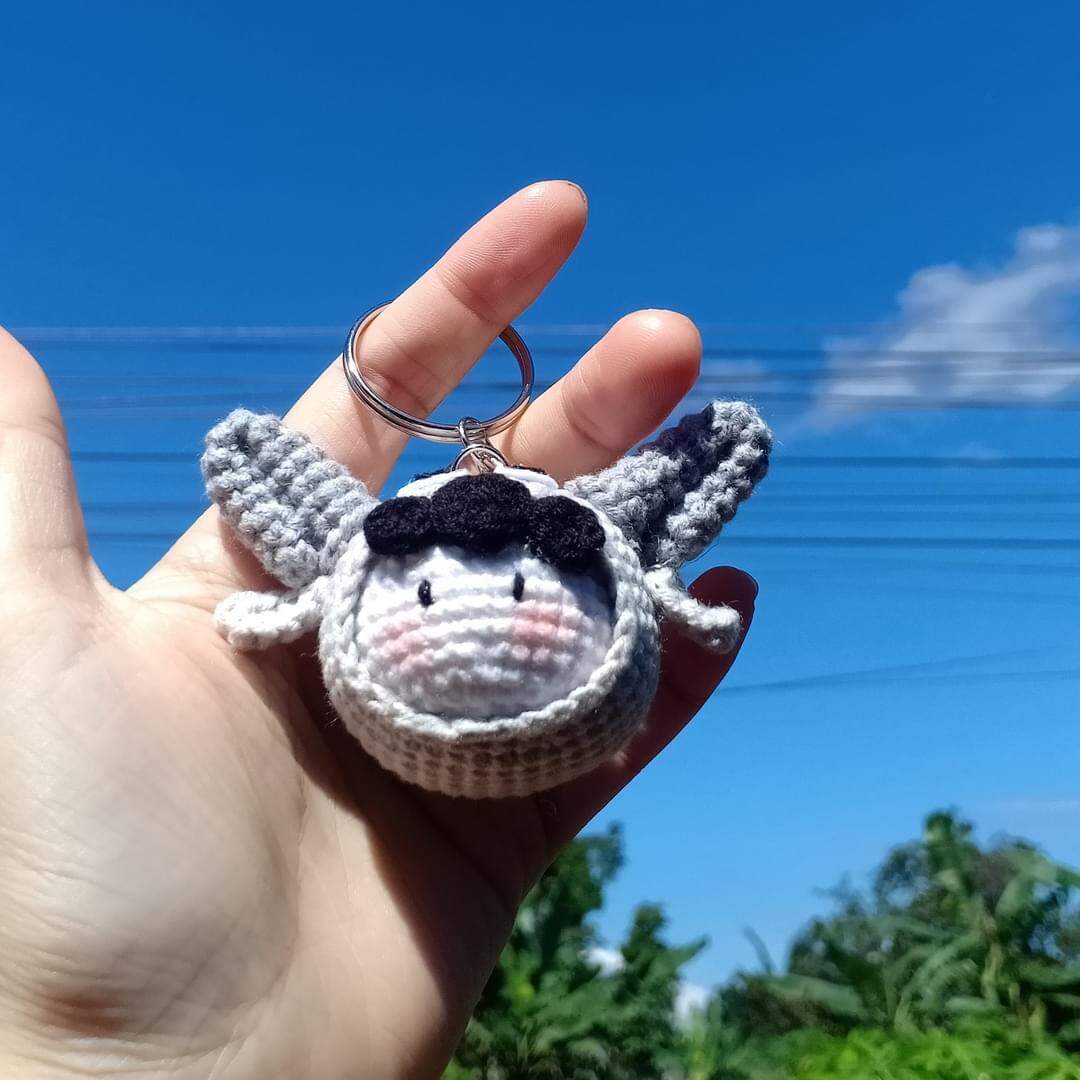 Móc khoá bằng len hàng thủ công handmade