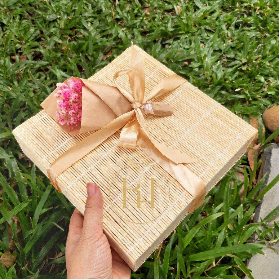 Hộp tre giỏ tre làn tre đựng quà cao cấp