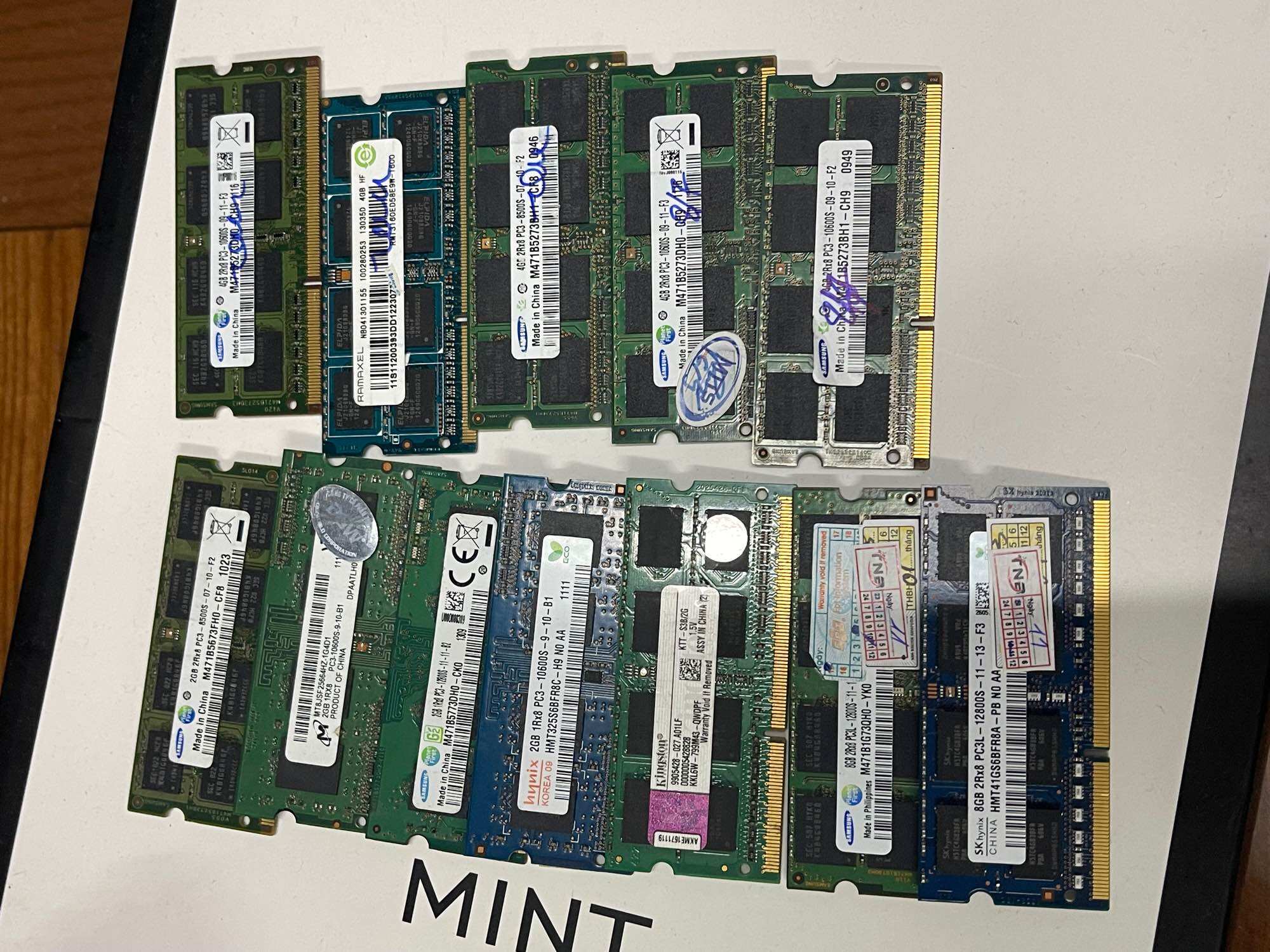 Ram laptop pc3 2g zin tháo máy
