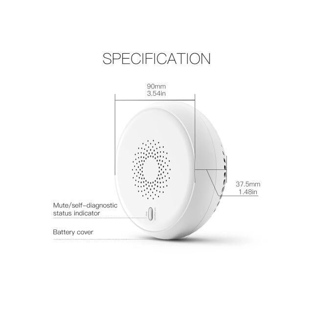 Zigbee cảm biến khói bảo vệ an toàn ngôi nhà của bạn