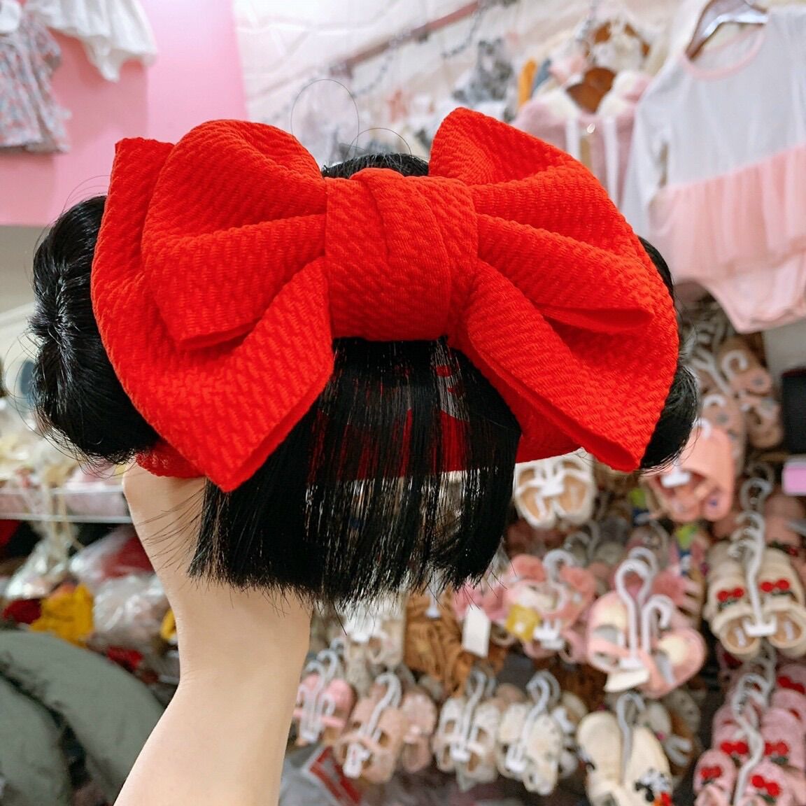 [Nhiều mẫu] Băng đô tóc giả cho bé, turban tóc giả bé gái