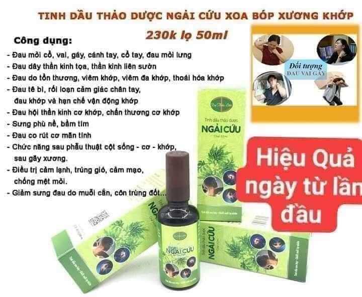 Tinh dầu Thảo Dược Ngải Cứu Xoa Bóp