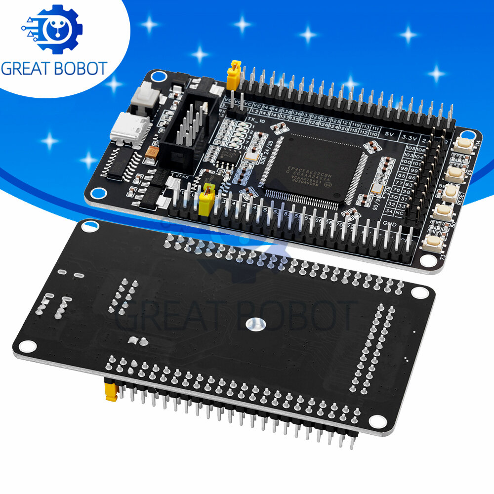Bo Mạch Phát Triển FPGA Altera Cyclone IV EP4CE6E22C8N 2.5V Mô-đun Hệ Thống Lõi Tương Thích Với Ardu