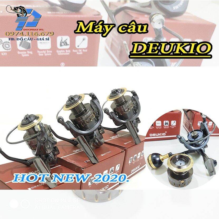 Máy câu deukio sw full kim loại đủ size 5000 6000 7000
