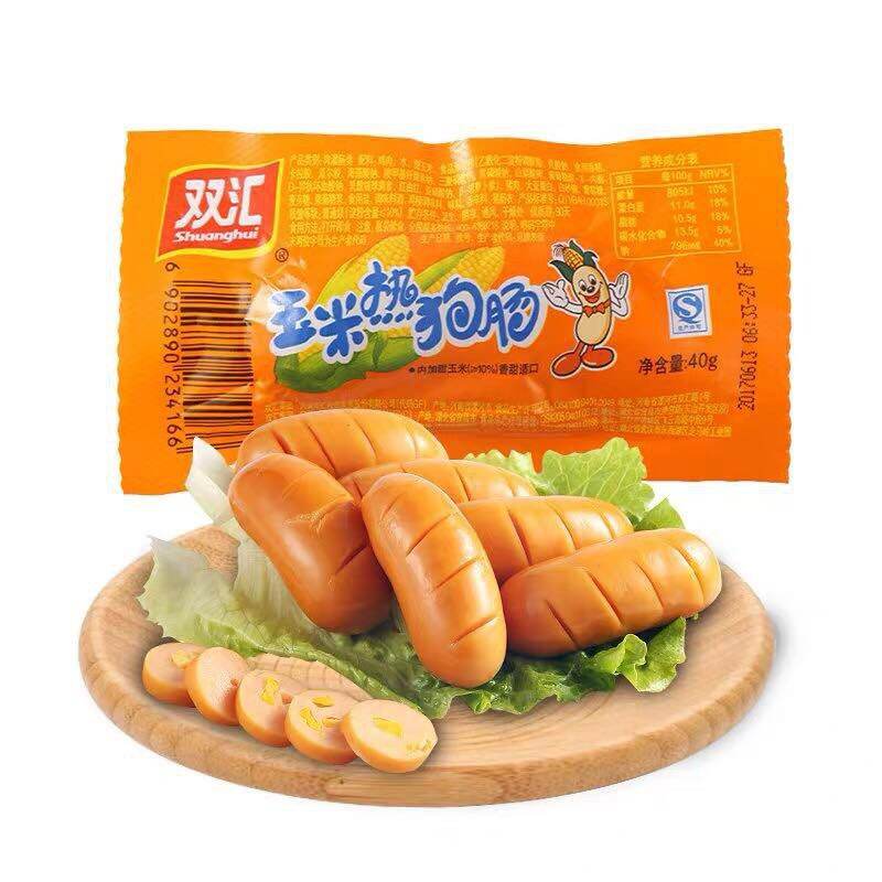 1 chiếc xúc xích ngô thơm ngon