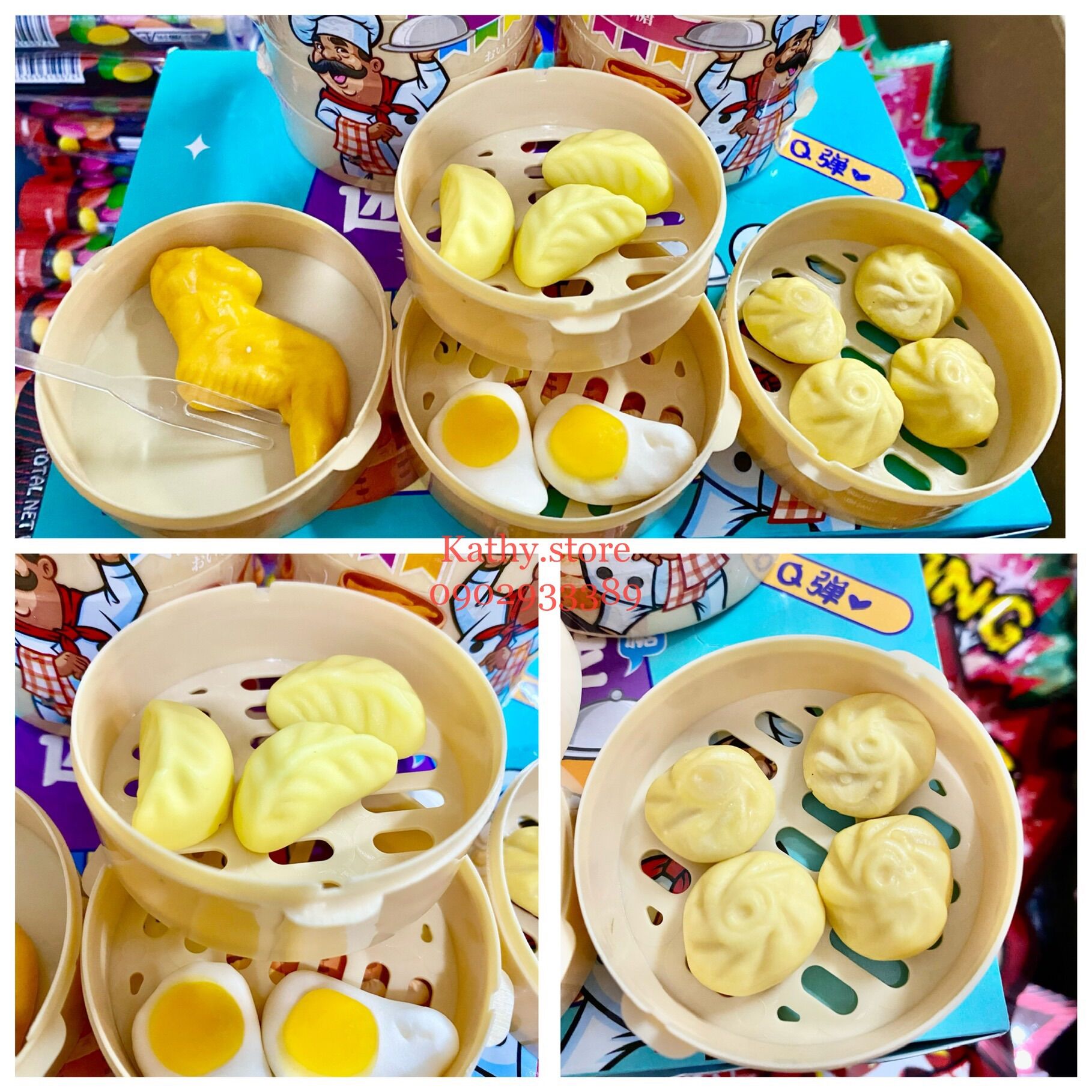 Kẹo dẻo xửng dimsum dành cho bé ❤️