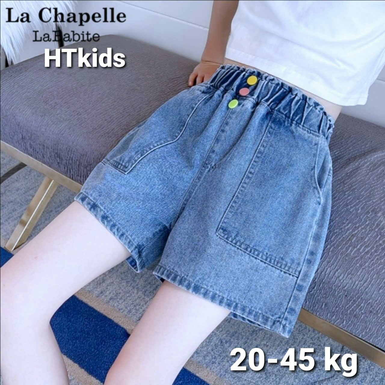 Quần sooc jean bé gái sz 20-45kg, chất jean mềm, co giãn