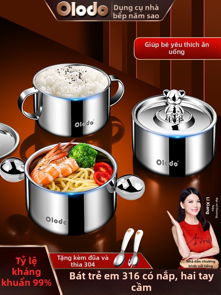 [Olodo | Durable & Insulated Stainless Steel Baby Bowl,Olodo | Durable & Insulated Stainless Steel Baby Bowl,] Giá 172,000 Đồng*Miễn phí vận chuyển